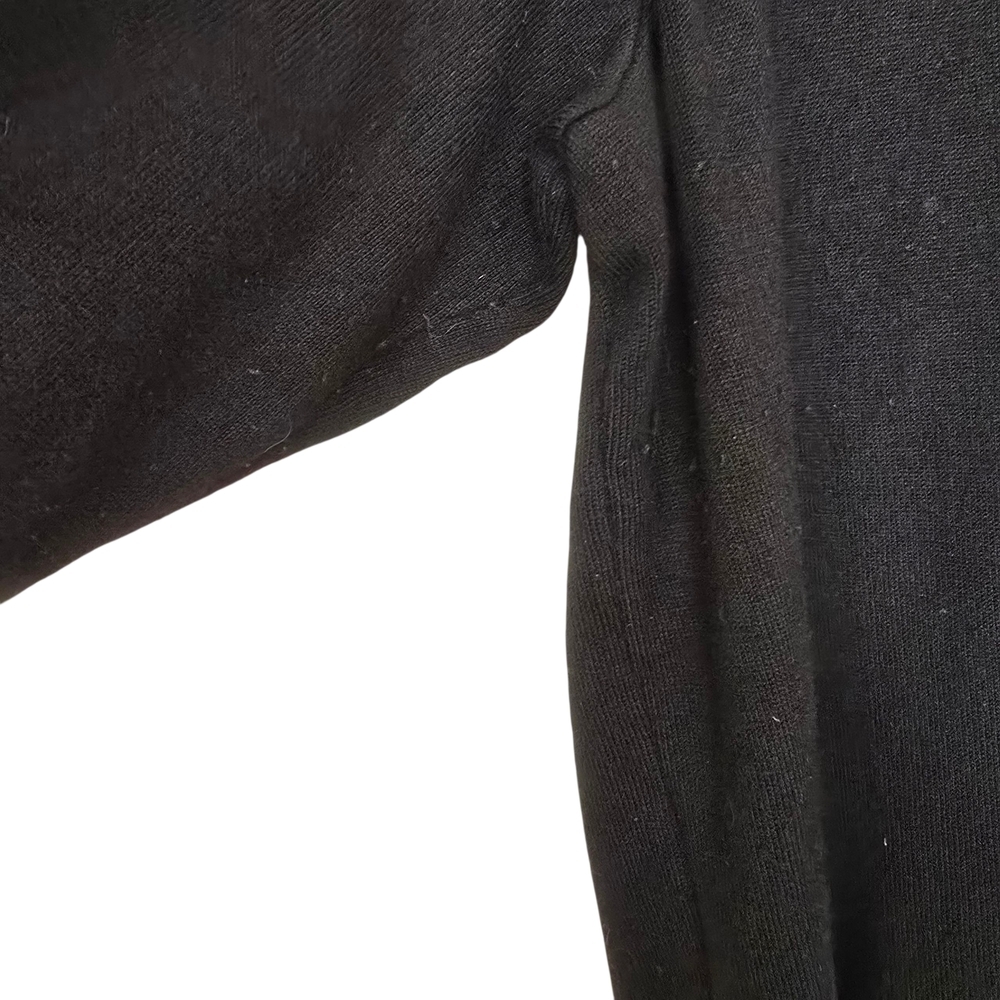 Lane Bryant Black V-Neck Sweater with Lace Inset - Picture 5 of 5